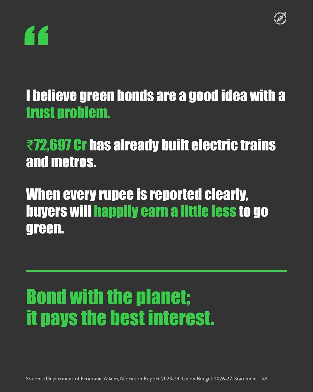 Slide 9 of the #001 Green Bonds carousel