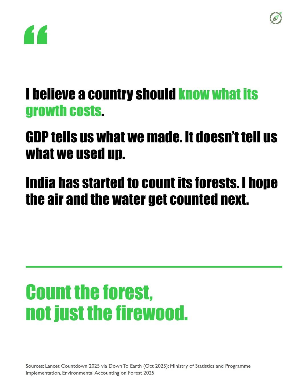 Slide 9 of the #002 Green GDP carousel